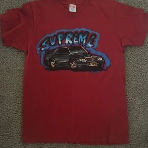 Supreme Tee Red M